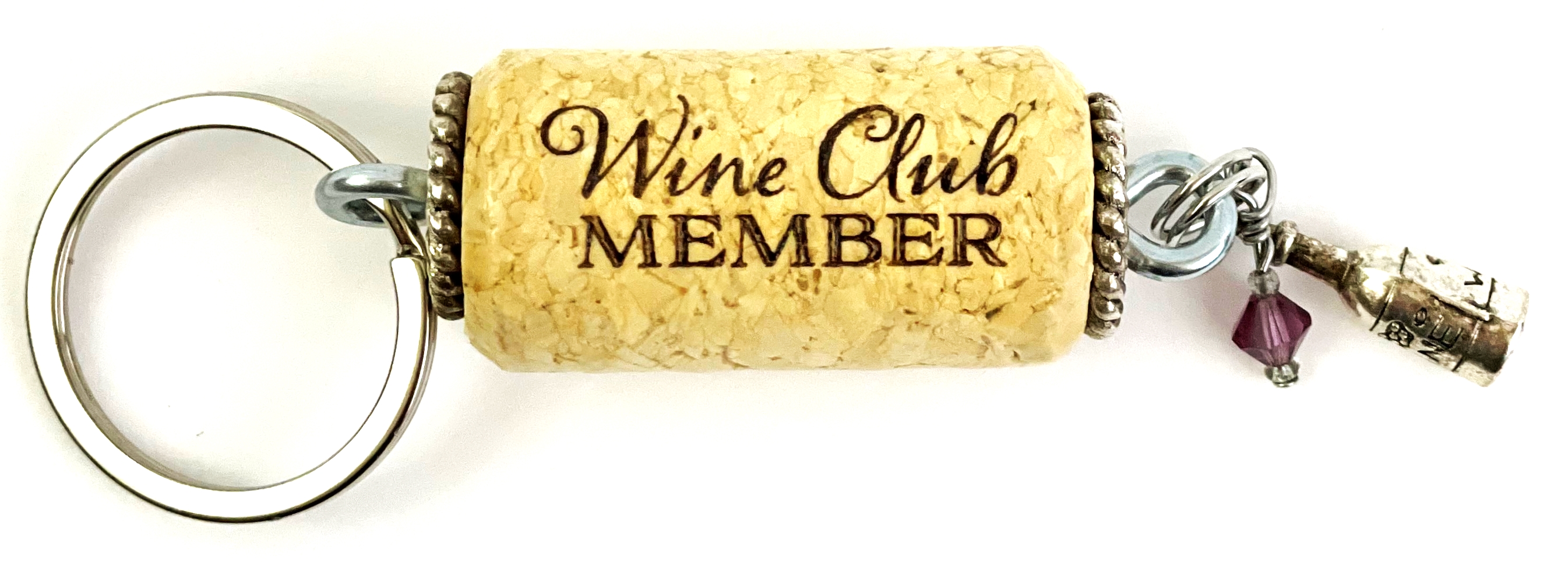 Cork Key Chain Custom Logo Items Happy Hour 5pm