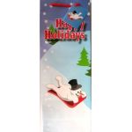 happy holiday paper gift bag