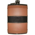 Tan Leather Flask