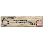 Wood Plaque Coffee