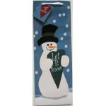 snowman paper gift bag