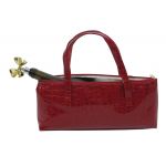 Red Croc Wine Purse