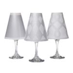 Glass Shade Vienna Silver