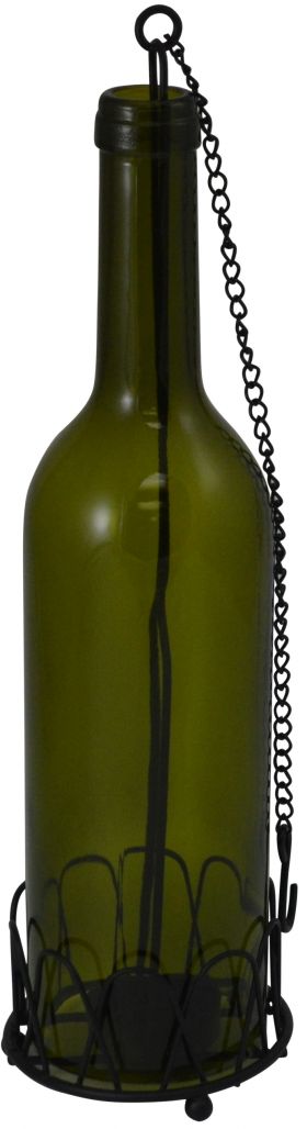 Tea Light Bottle Green