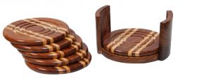 Wooden Coaster Set