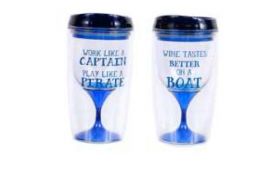 Nautical Wine Tumblers