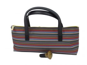 Stripe Wine Purse