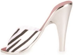 High Heel Bottle Opener Zebra