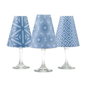 Glass Shade Athens River Blue