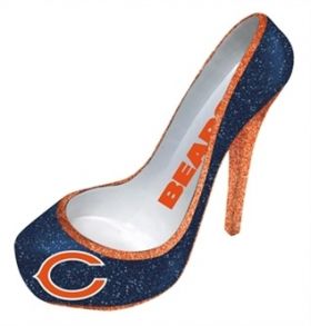 Chicago Bears Glitter Shoe Bottle Holder