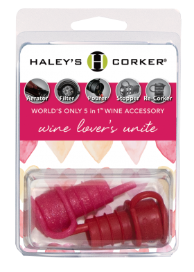 Haley's Corker Pink Glitter Red