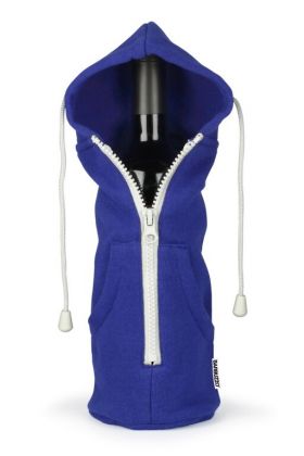 Blue Hoodie Wine Tote