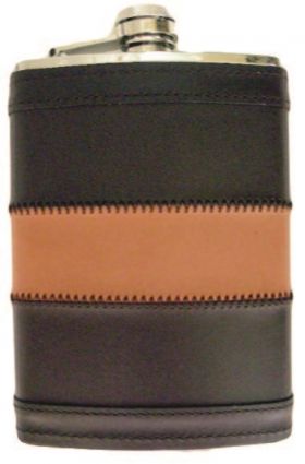 Brown Leather Flask