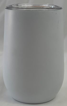 white tumbler