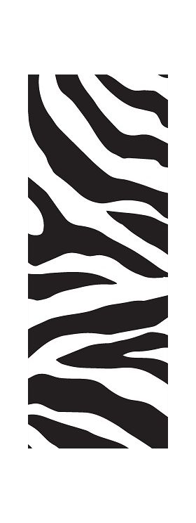 zebra paper gift bag