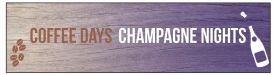 Champagne Nights Wood Plaque