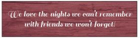 Love the Nights Wood Plaque