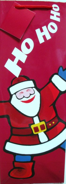 santa paper gift bag