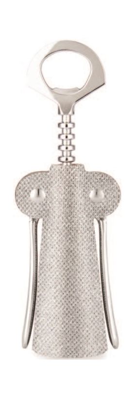Silver Glitter Corkscrew