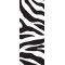 zebra paper gift bag