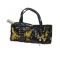 Black/Gold Reversible Glitter Wine Purse