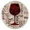 Ceramic Coasters Divine Wine